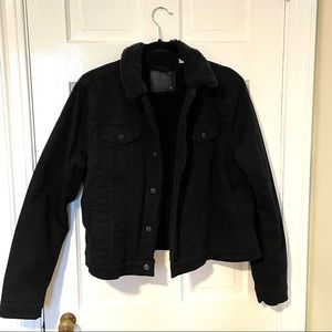 Levi’s Sherpa Denim Jacket Black